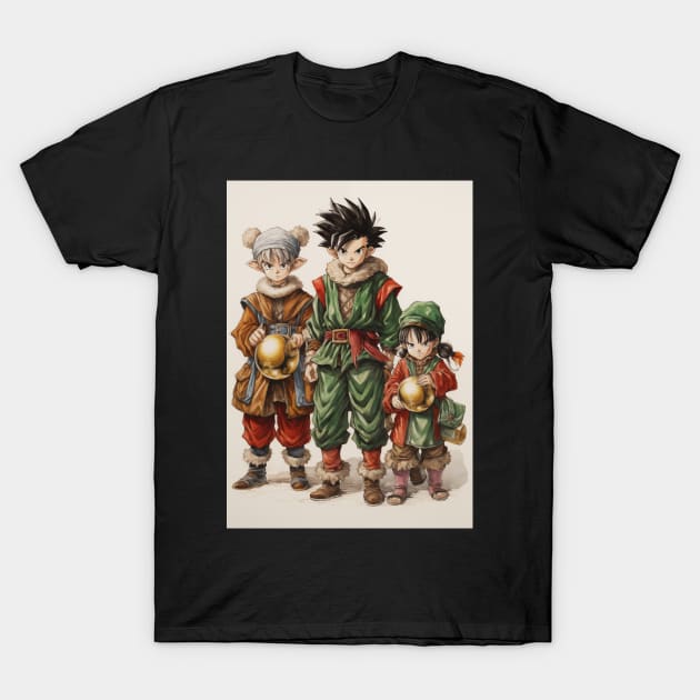 Cool Christmas Elves T-Shirt by JunkyDotCom